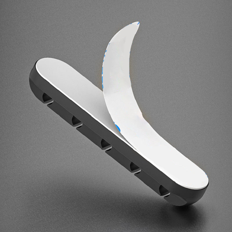 V-357 3Pcs Set Self-adhesive Desktop Power Cord Fixing Base Silicone Data Cable Organizer V-357 3Pcs Set Self-adhesive Desktop Power Cord Fixing Base Silicone Data Cable Organizer